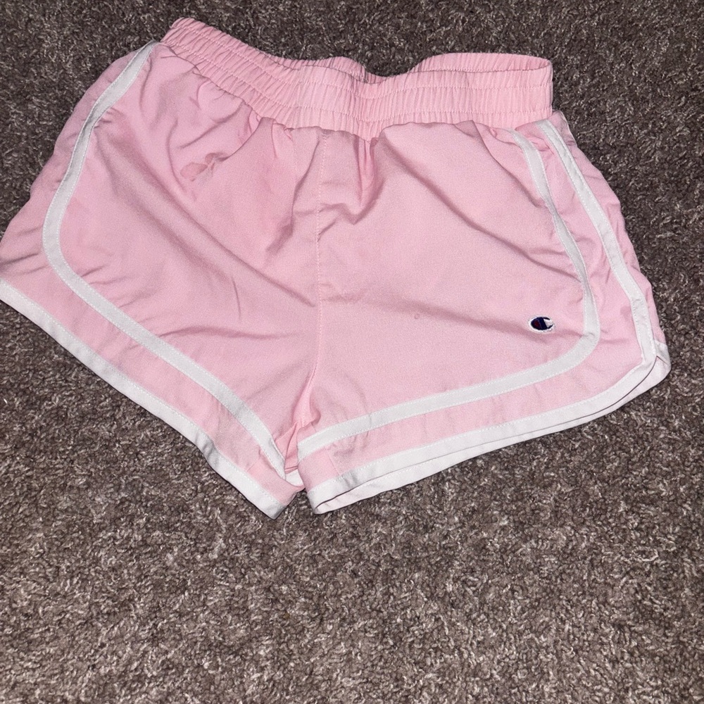 Champion Light Pink Sports Shorts